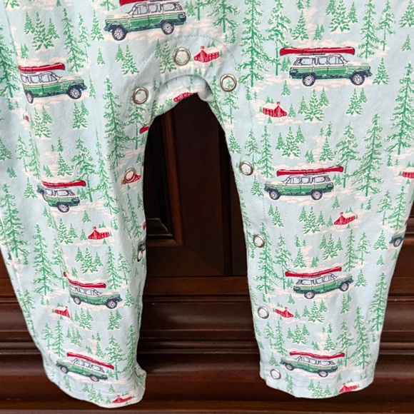 SERENDIPITY by SHRIMP AND GRITS Christmas Jumpsuit Size 18M VGUC - Picture 6 of 9